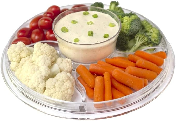 6 IN 1 DOMED SERVING PLATTER