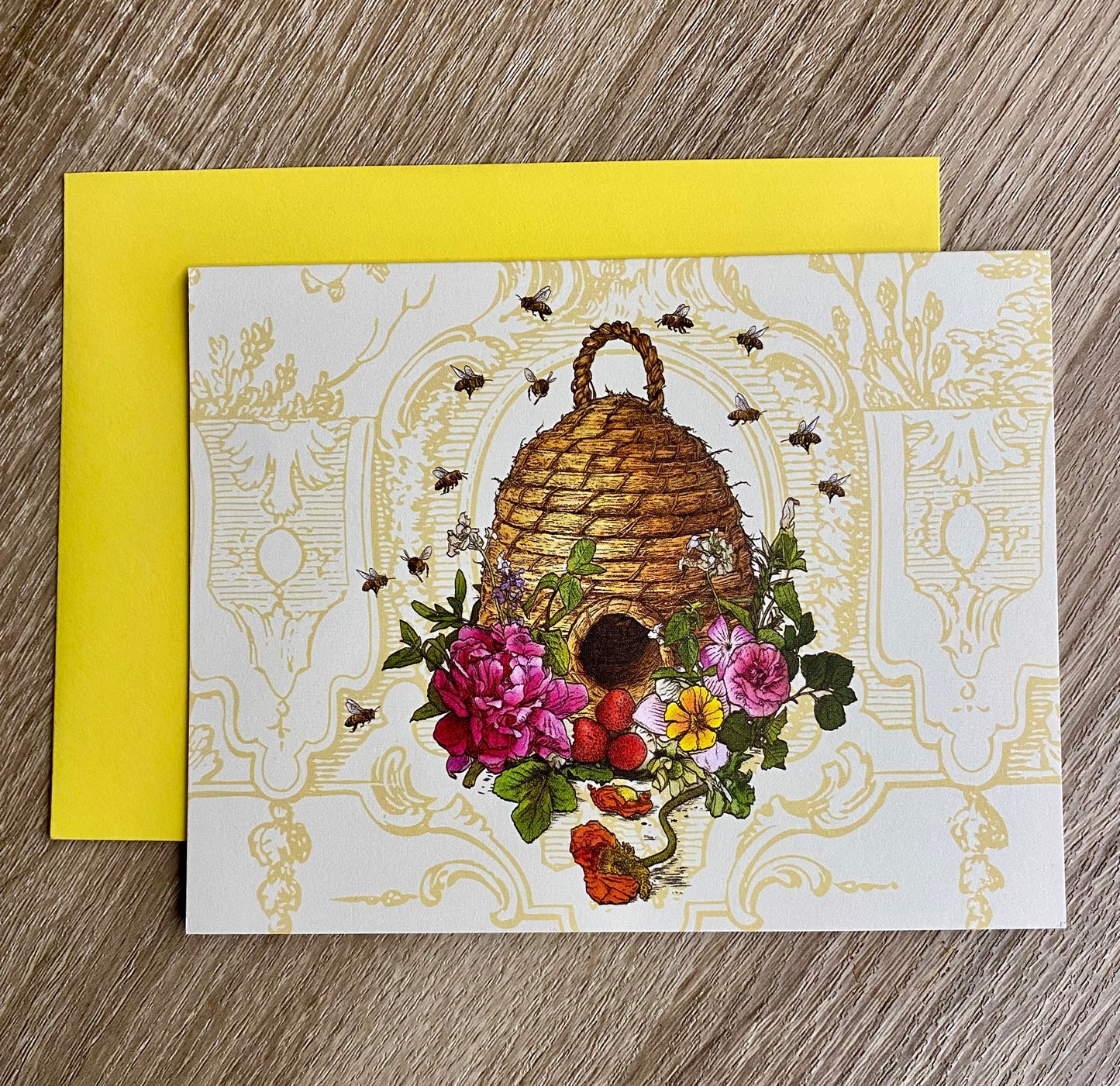 BEEHIVE BOXED BLANK NOTE CARDS WITH ENVELOPES