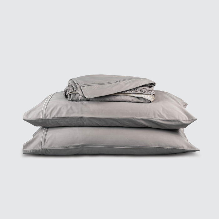 ELEMENTS BAMBOO QUEEN SHEET SET GRAY