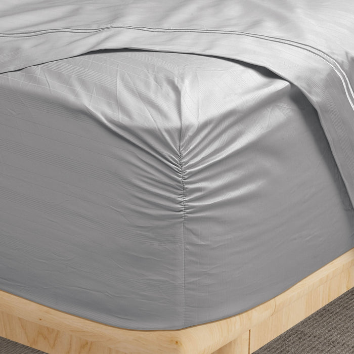 ELEMENTS BAMBOO QUEEN SHEET SET GRAY