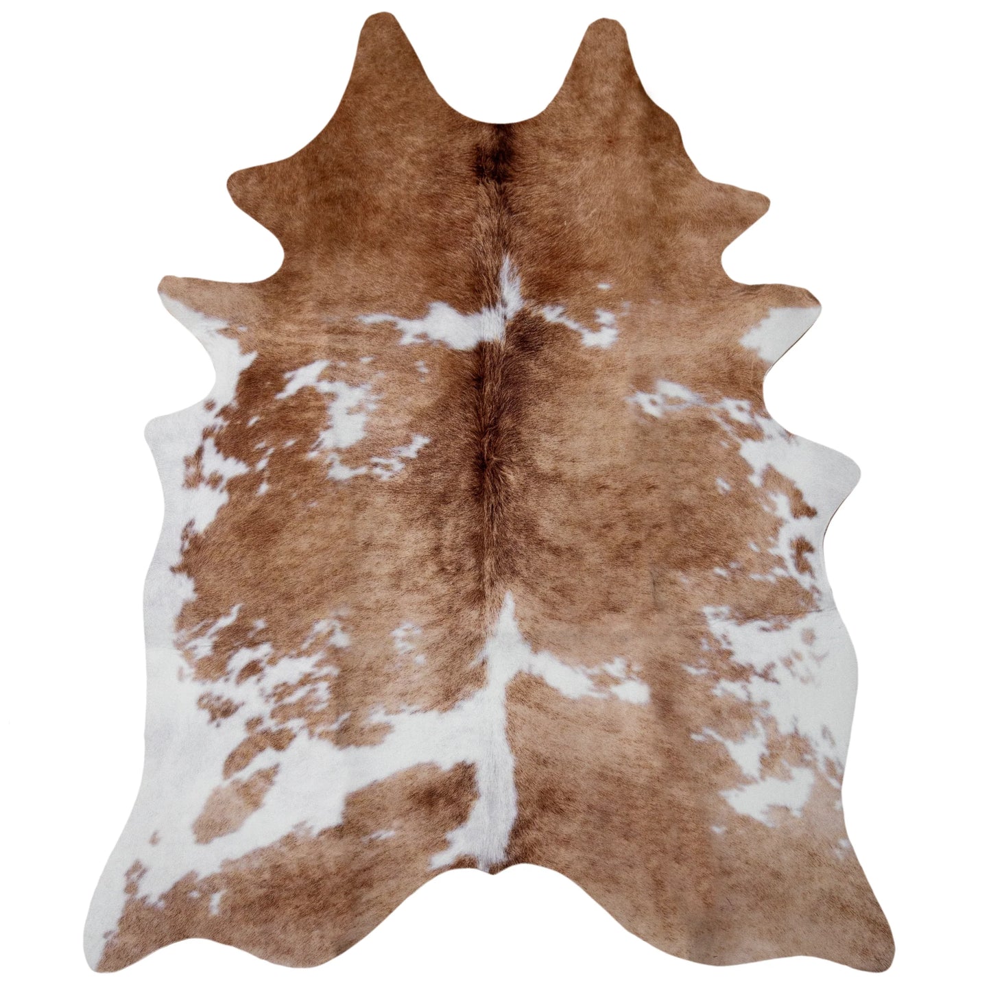 JB7102 Carsten's Large Faux Cowhide Light Brindle Area Rug