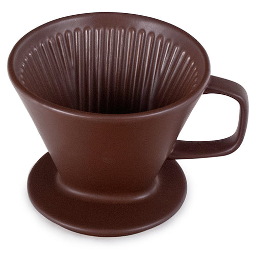 4.75" x 3.75" COFFEE DRIPPER BROWN