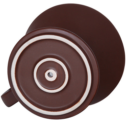 4.75" x 3.75" COFFEE DRIPPER BROWN