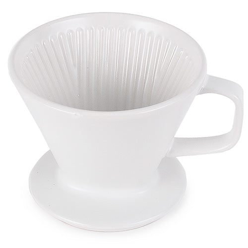 4.75" x 3.75" COFFEE DRIPPER WHITE