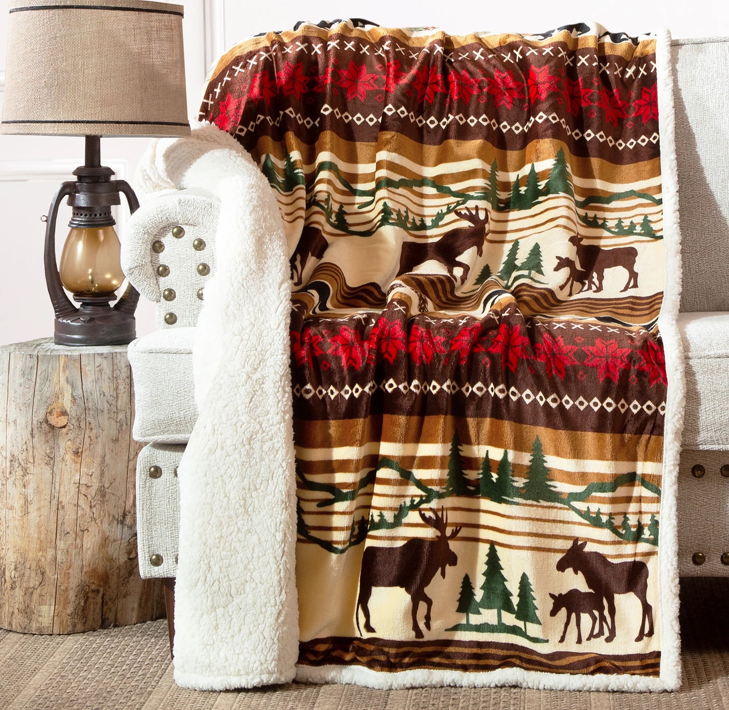 JP513 Carsten's Hinterland Plush Throw Blanket