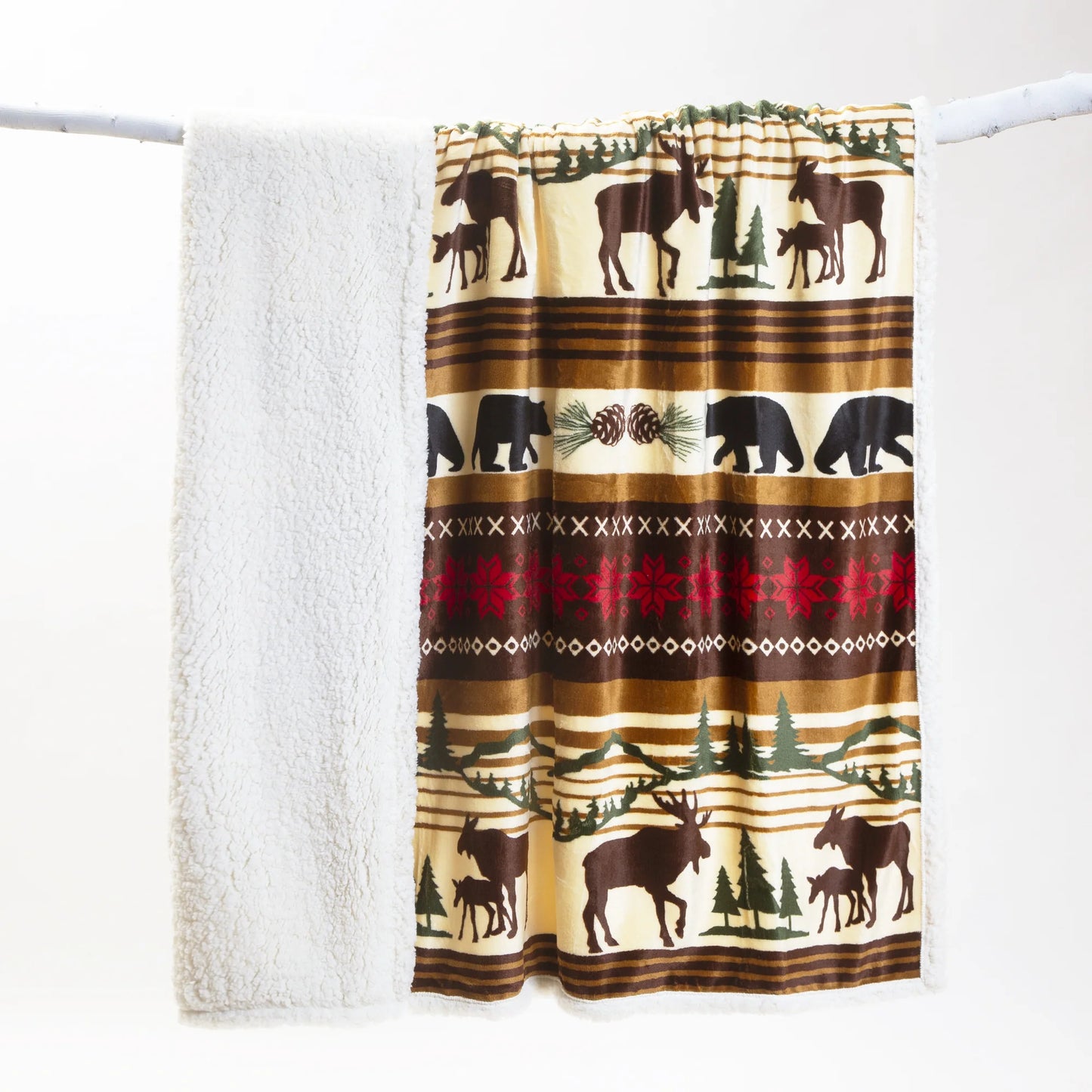 JP513 Carsten's Hinterland Plush Throw Blanket