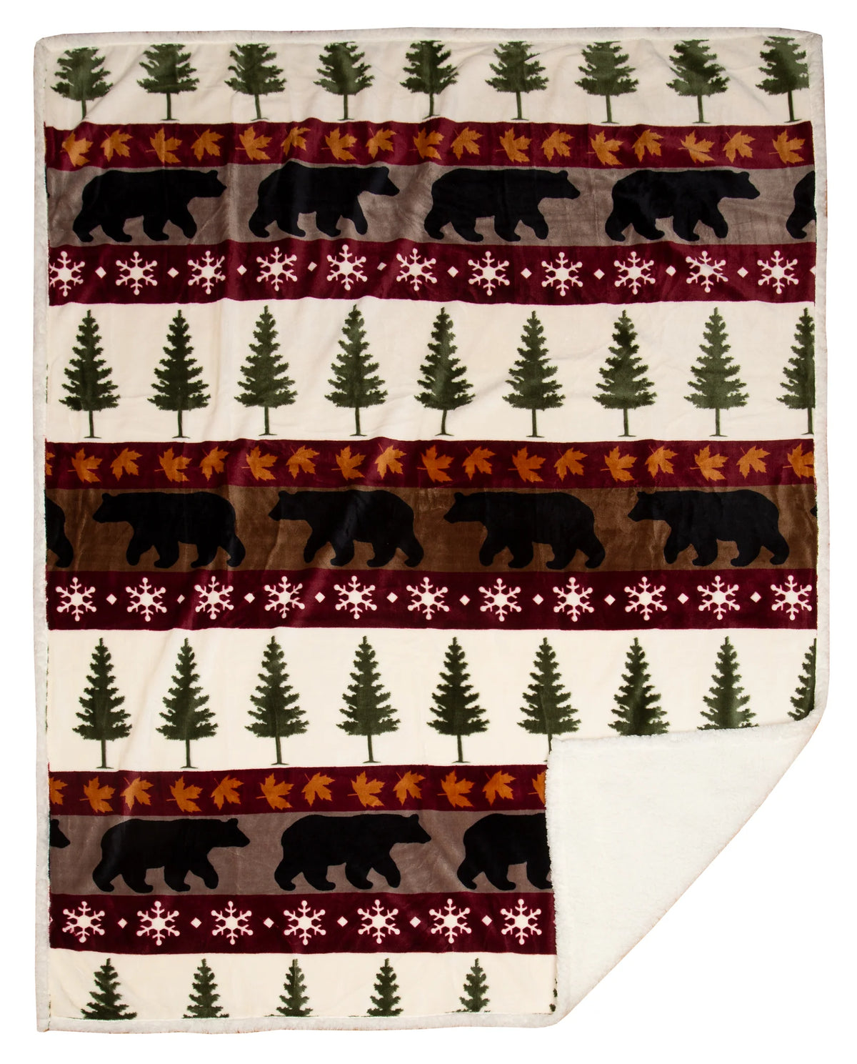 JP518 Carsten's Tall Pine Plush Throw Blanket
