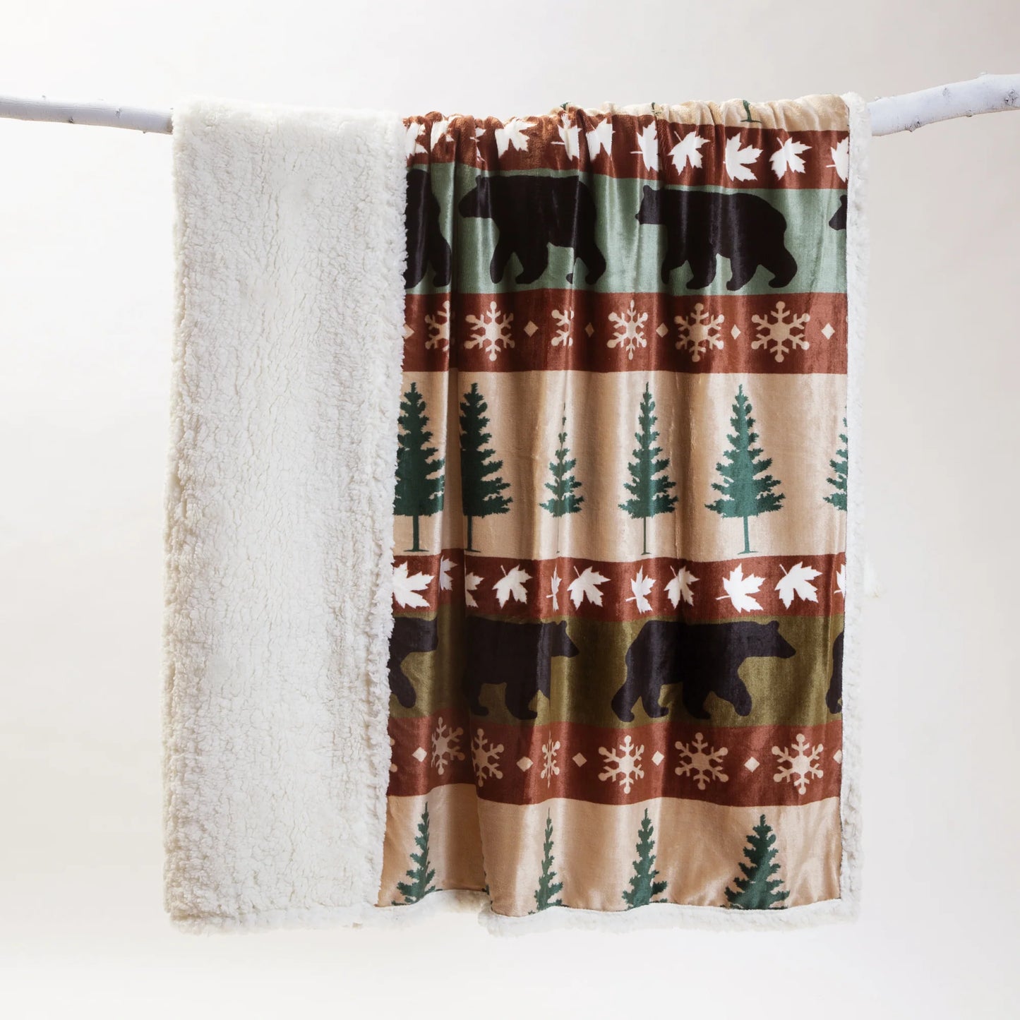 JP605 Carsten's Cascade Ridge Plush Throw Blanket