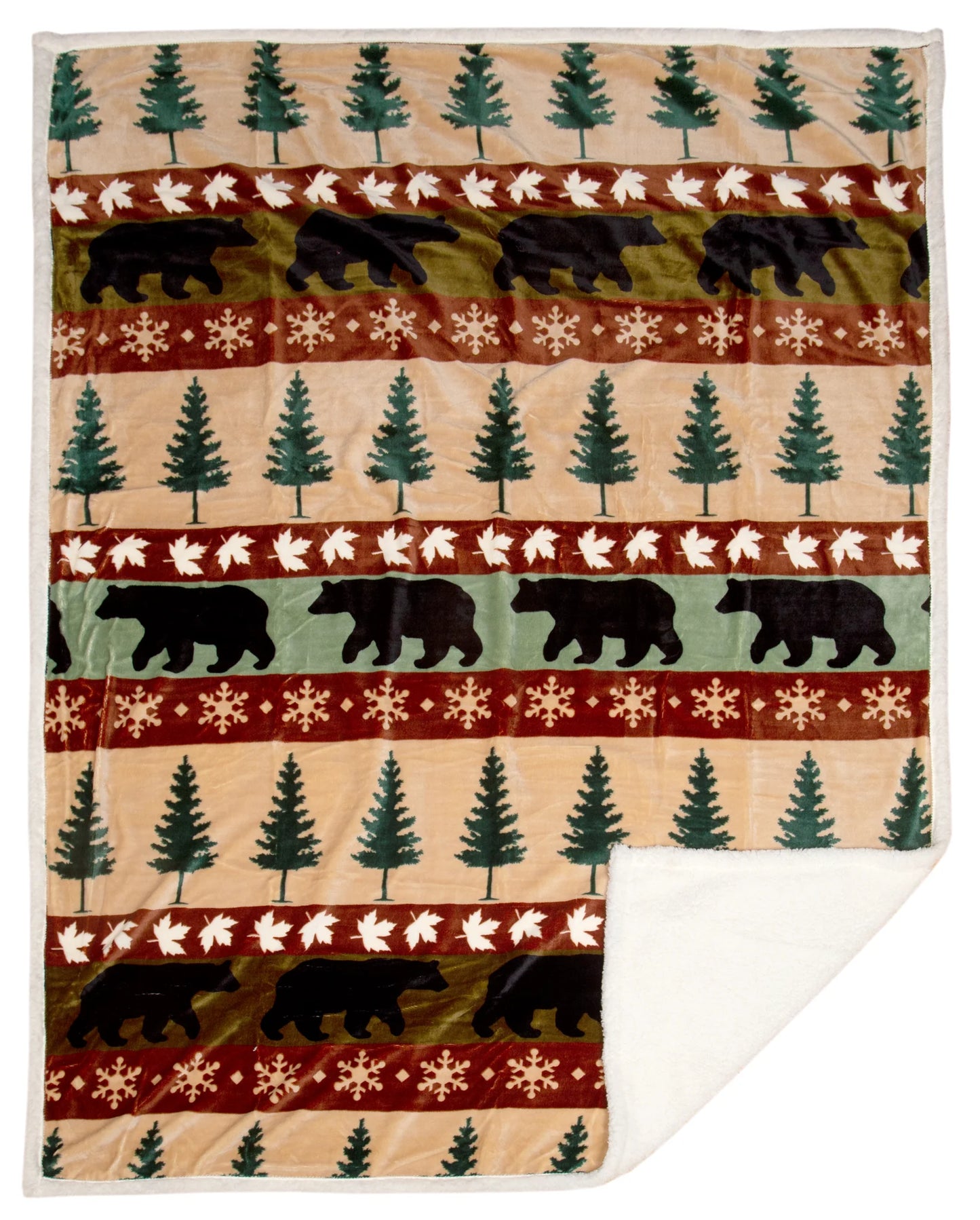 JP605 Carsten's Cascade Ridge Plush Throw Blanket