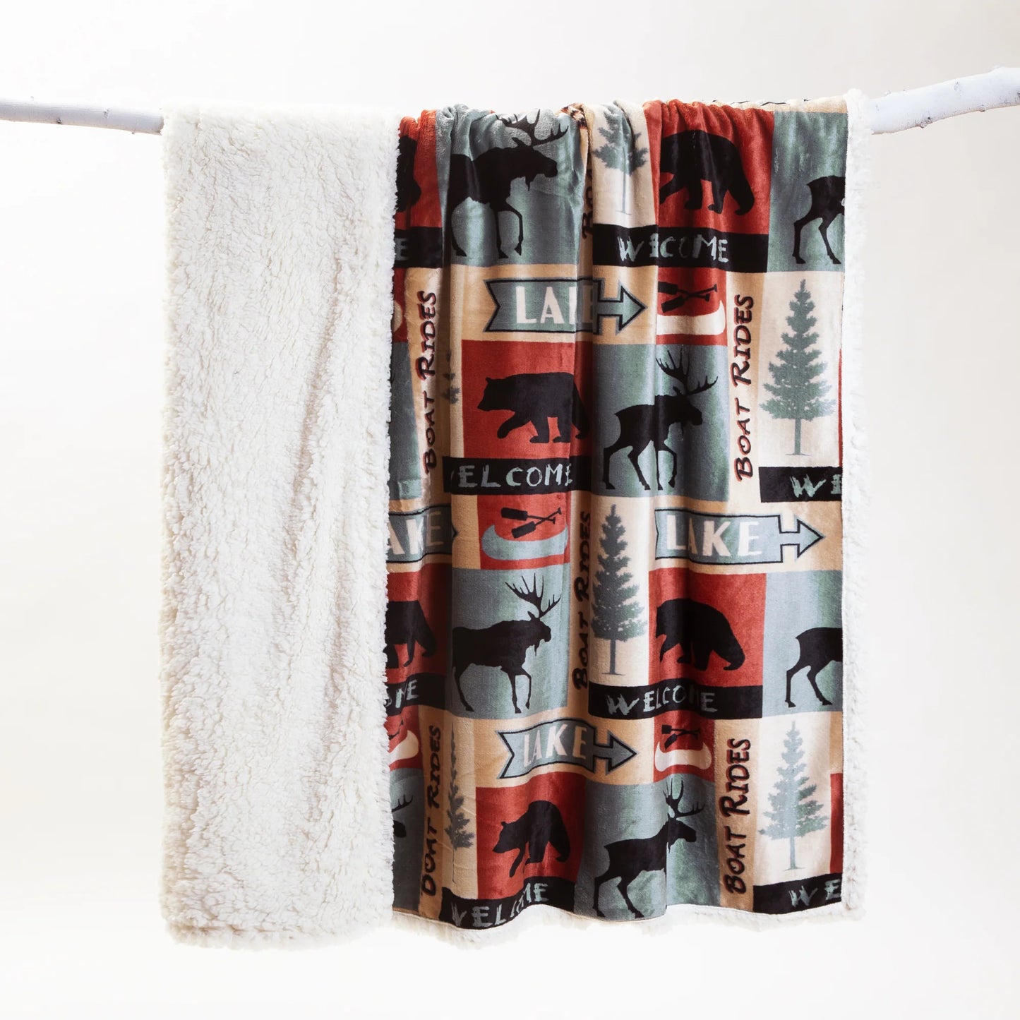 JP707 Carsten's Lake Plush Throw Blanket