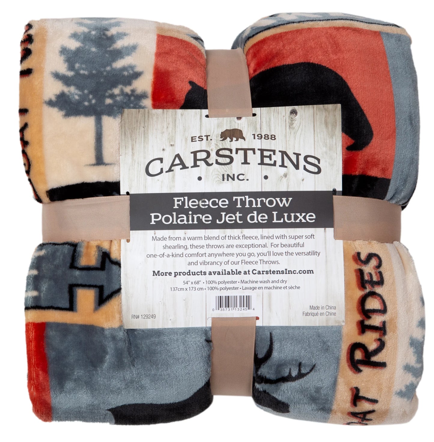 JP707 Carsten's Lake Plush Throw Blanket