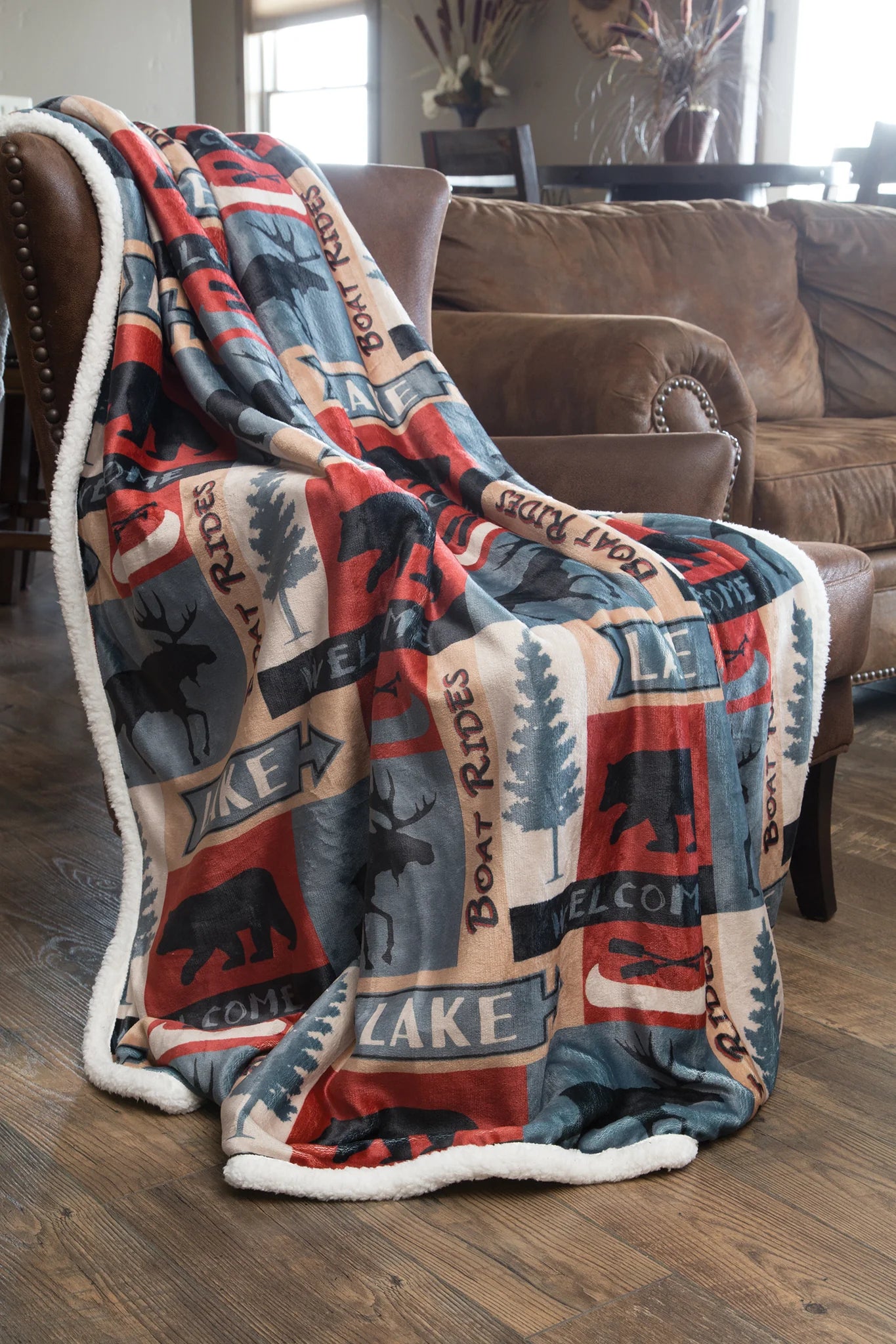 JP707 Carsten's Lake Plush Throw Blanket
