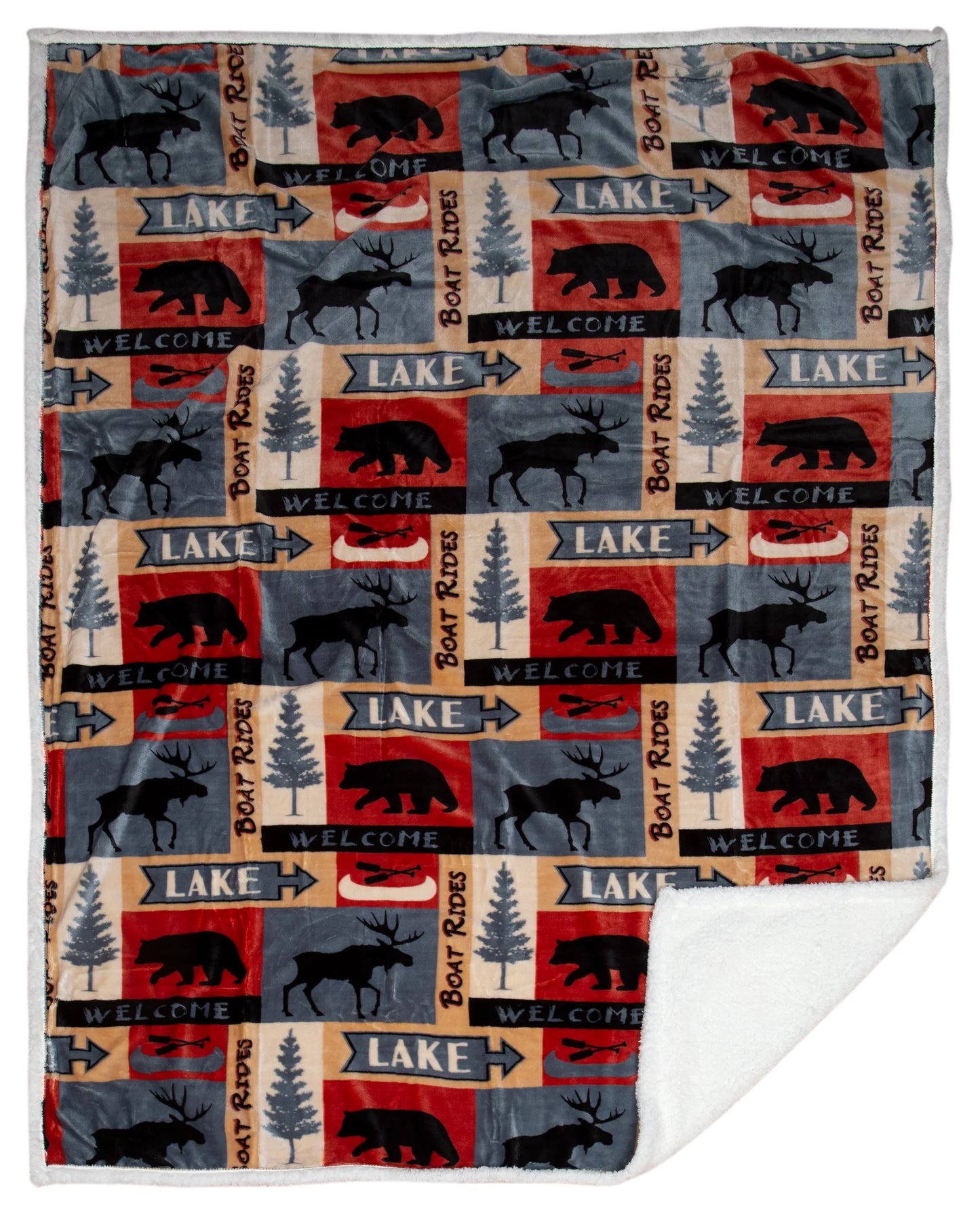 JP707 Carsten's Lake Plush Throw Blanket