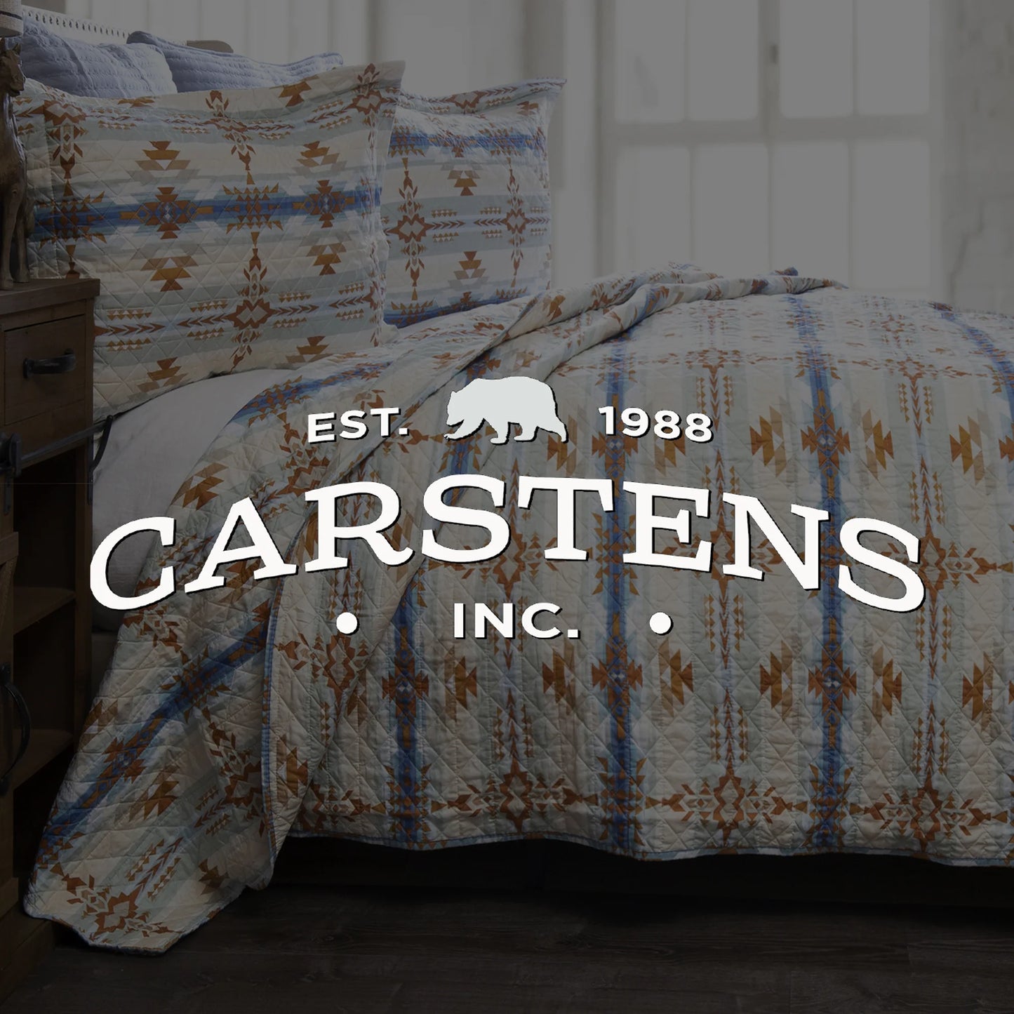 JQ413 Carsten's Stack Rock Southwest Quilt Queen Set