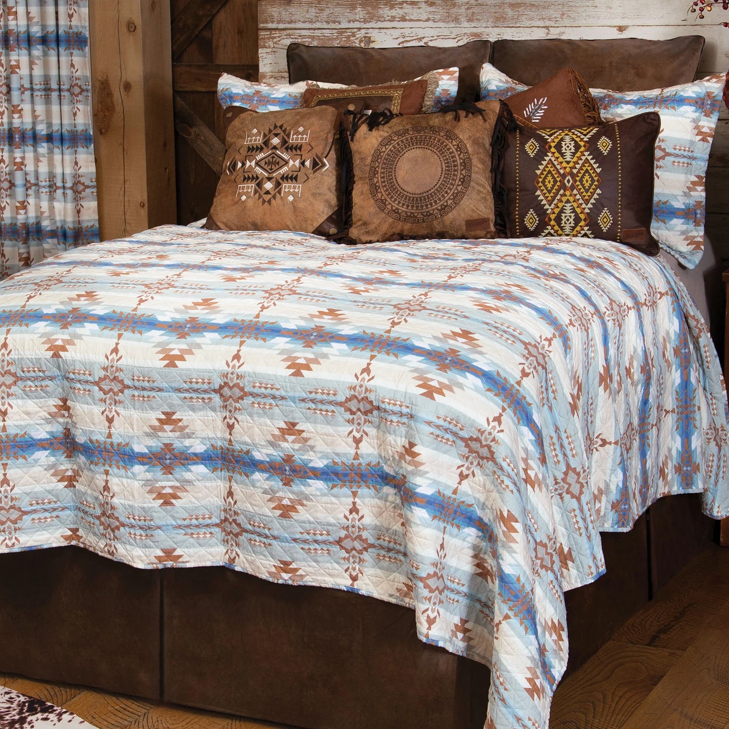 JQ413 Carsten's Stack Rock Southwest Quilt Queen Set