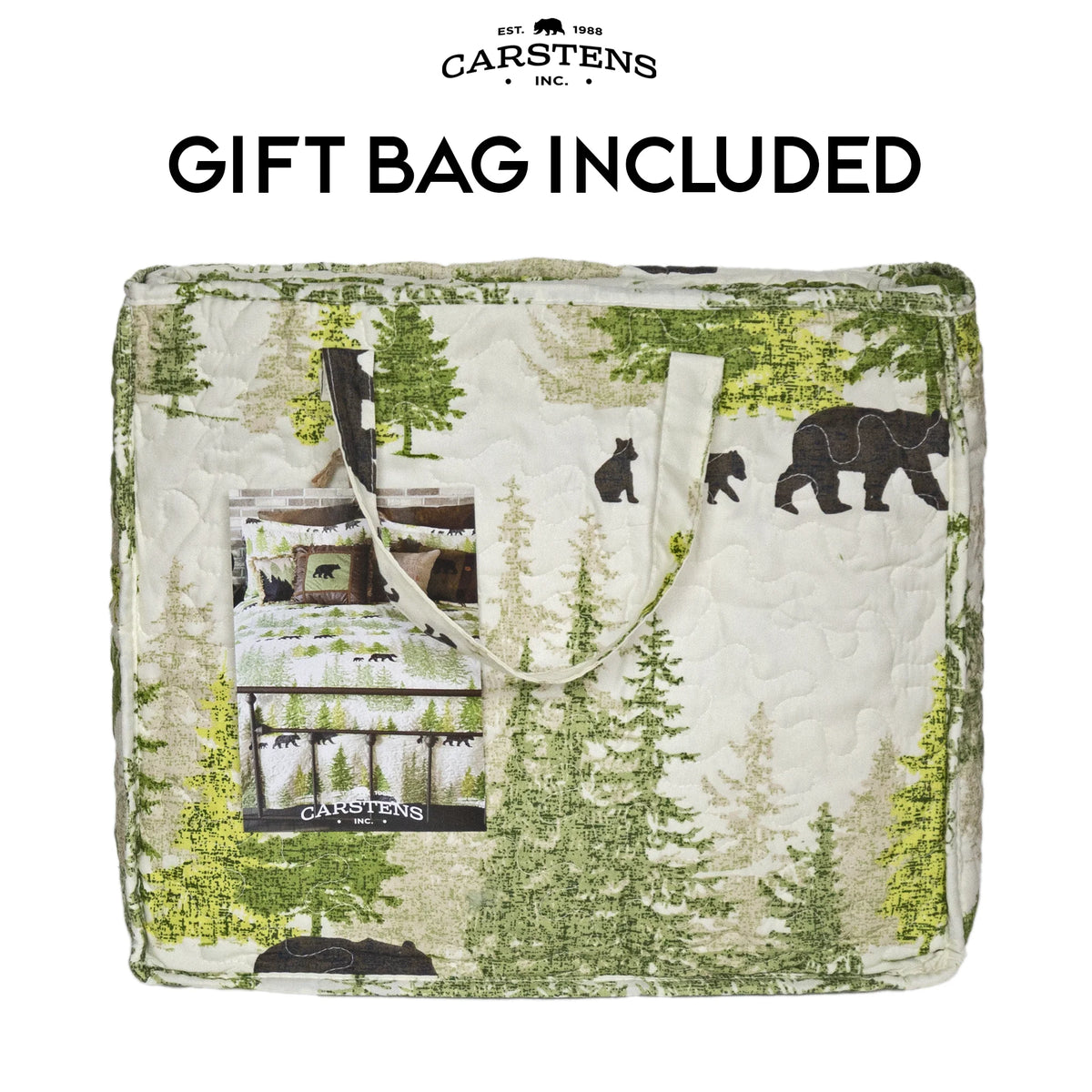 JQ438 Carsten's Pine Wilderness Quilt Queen Set