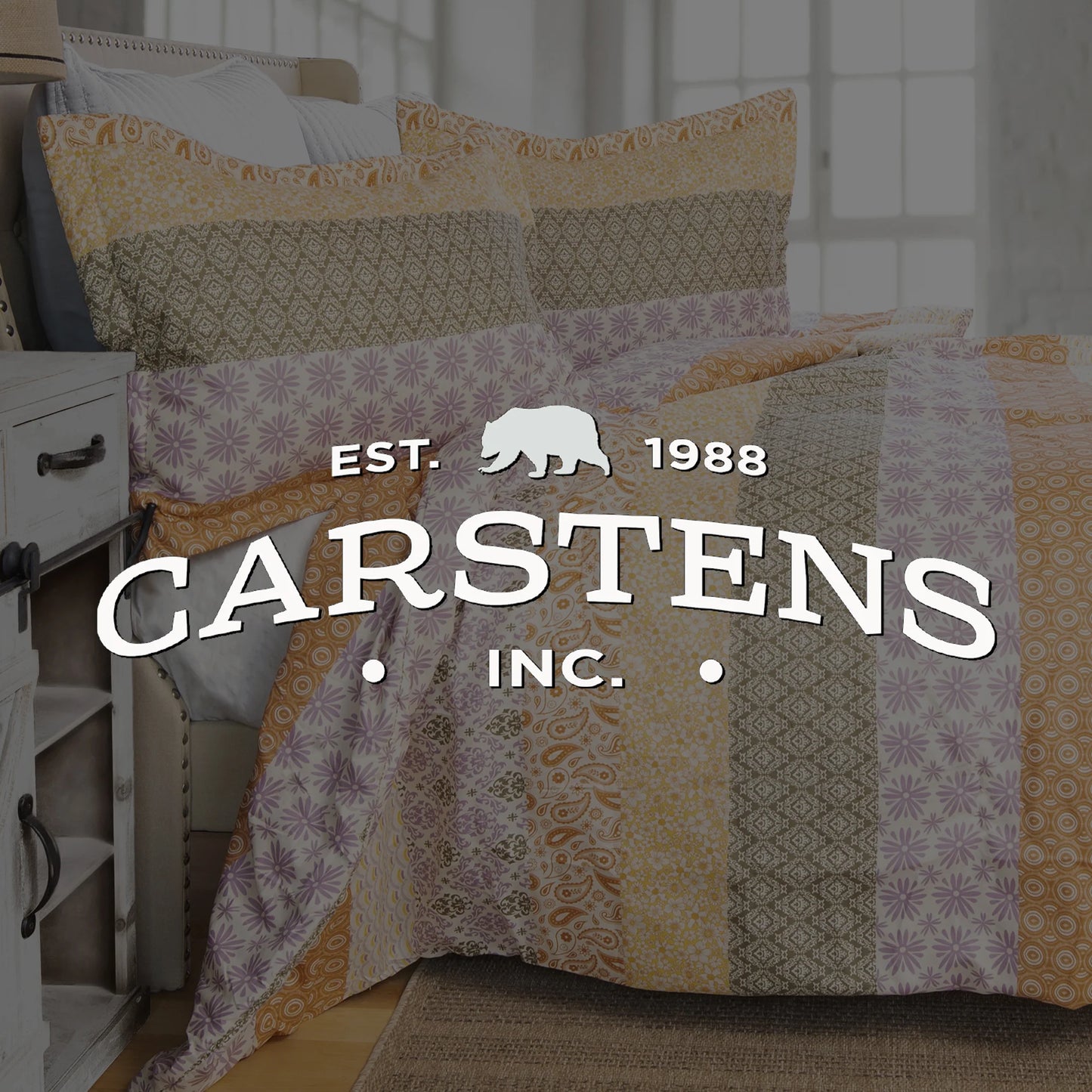 JQ486 Carsten's Pastel Prairie Full/Queen Set
