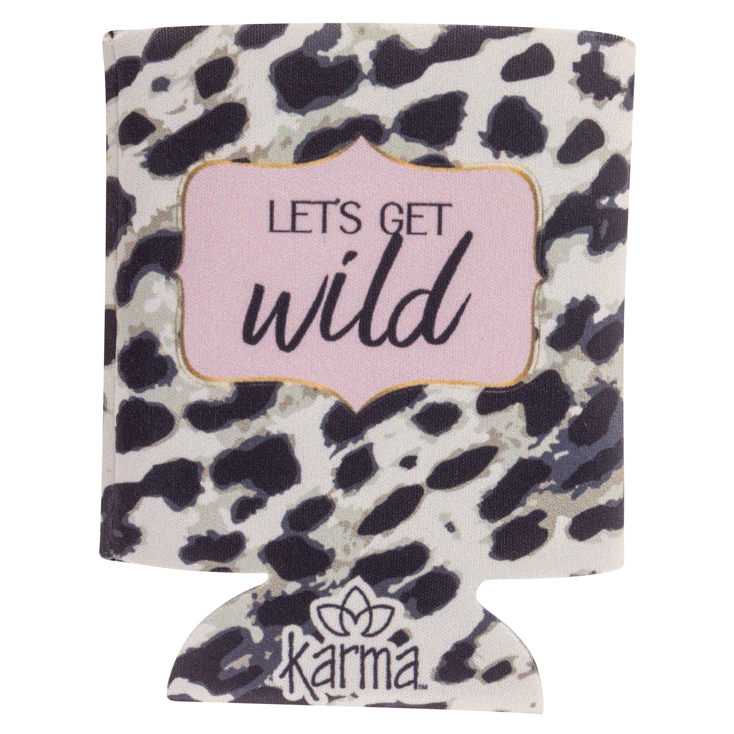 LEOPARD LET'S GET WILD CAN COOLER