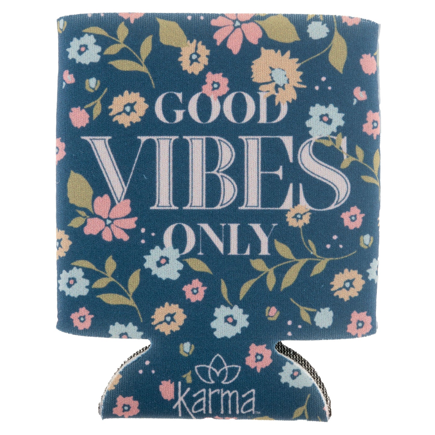 GOOD VIBES ONLY CAN COOLER
