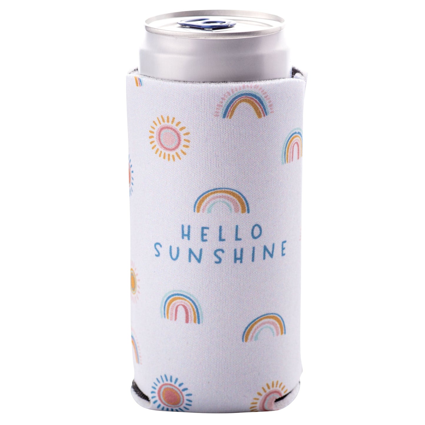 RAINBOW HELLO SUNSHINE SLIM CAN COOLER