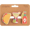 SHAPED MAGNETIC CHIP CLIPS TACO SET OF 3