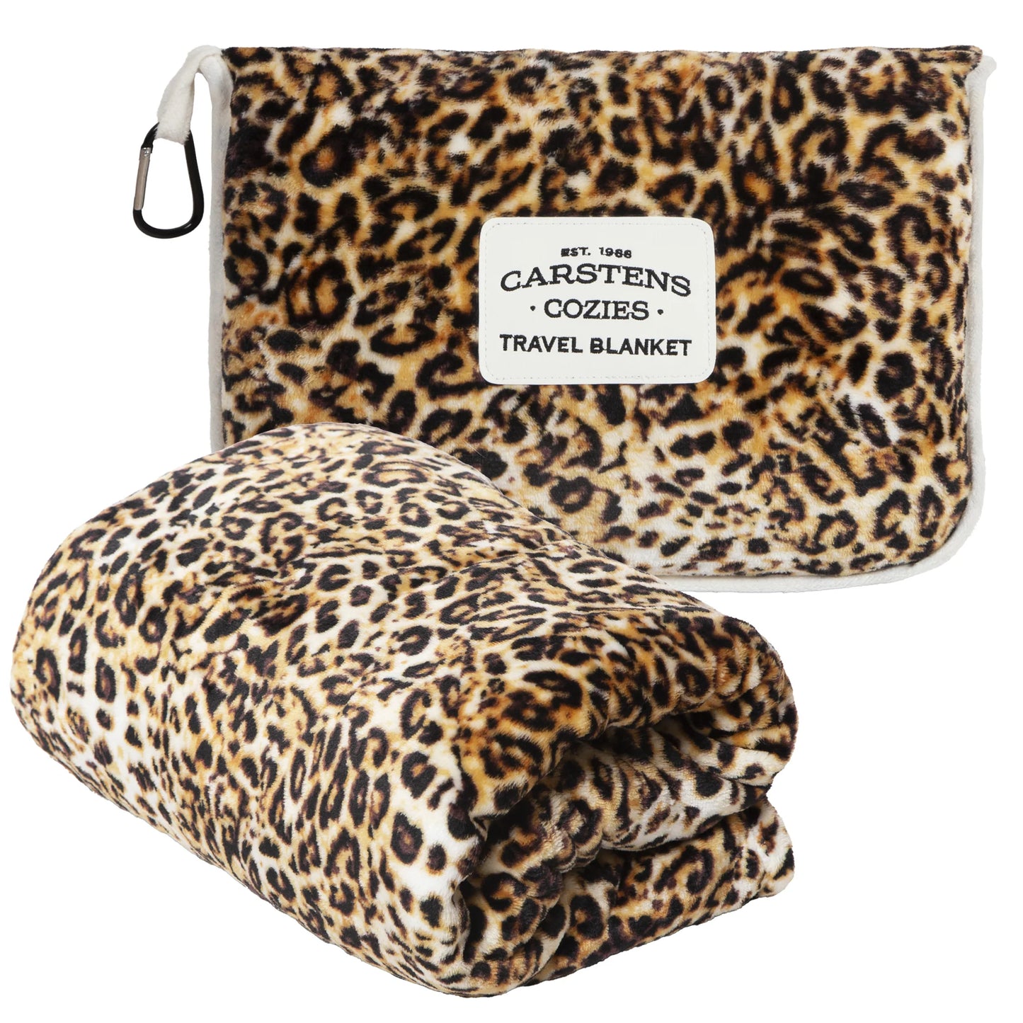 JP963 Carstens Cozies Leopard Travel Blanket