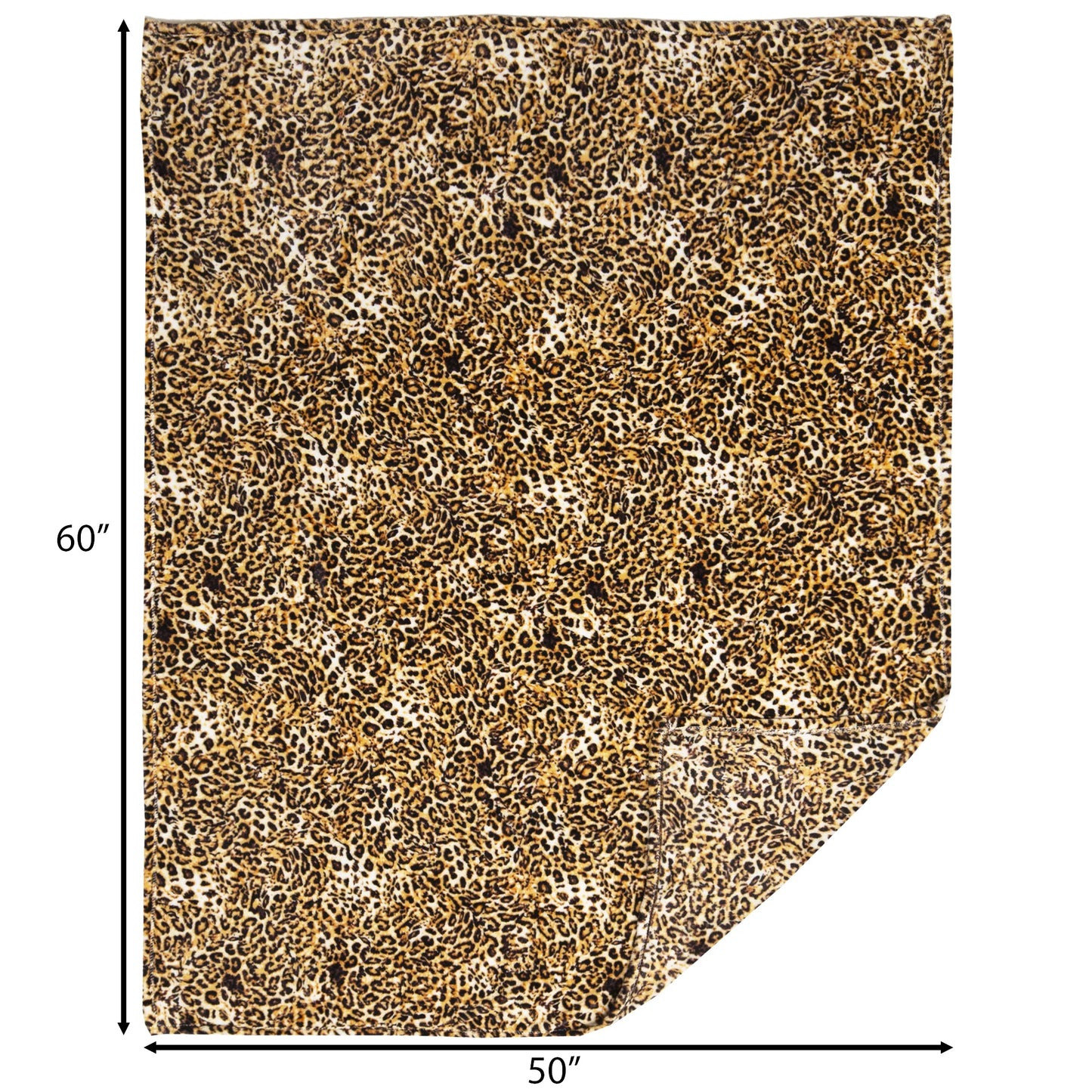 JP963 Carstens Cozies Leopard Travel Blanket