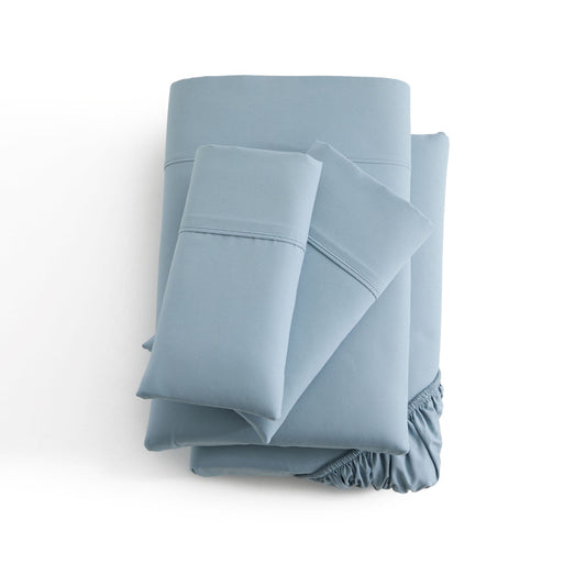 WOVEN MICROFIBER SHEET SET, FULL, PACIFIC