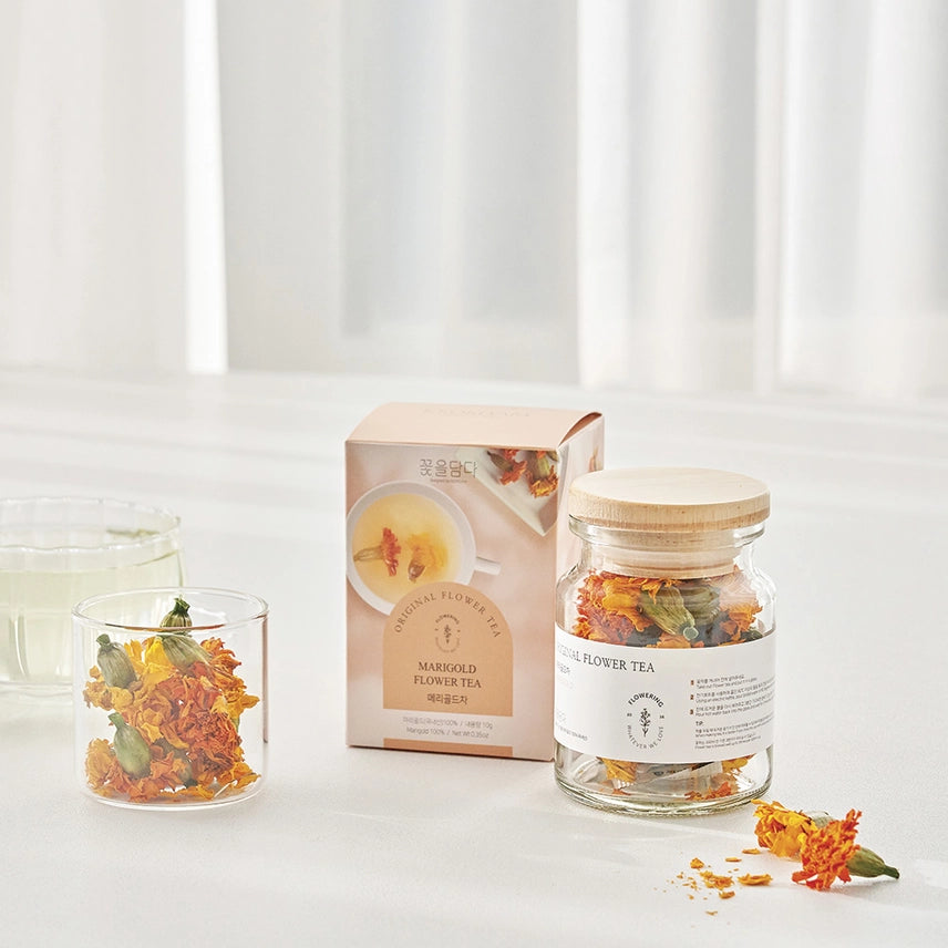 Original Flower Tea 10g Glass Jar - 8 Variations