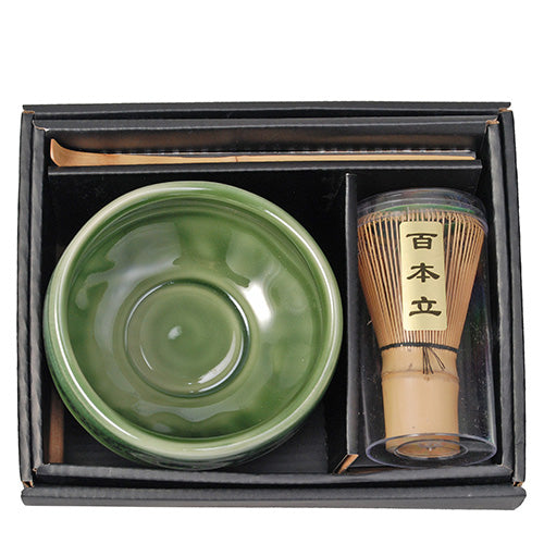 MATCHA BOWL SET W/BAMBOO WHISK & SPOON