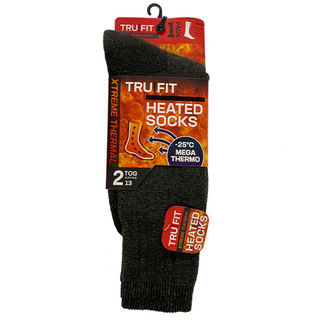 MHS200 MEN'S TRUFIT HEATED SOCKS