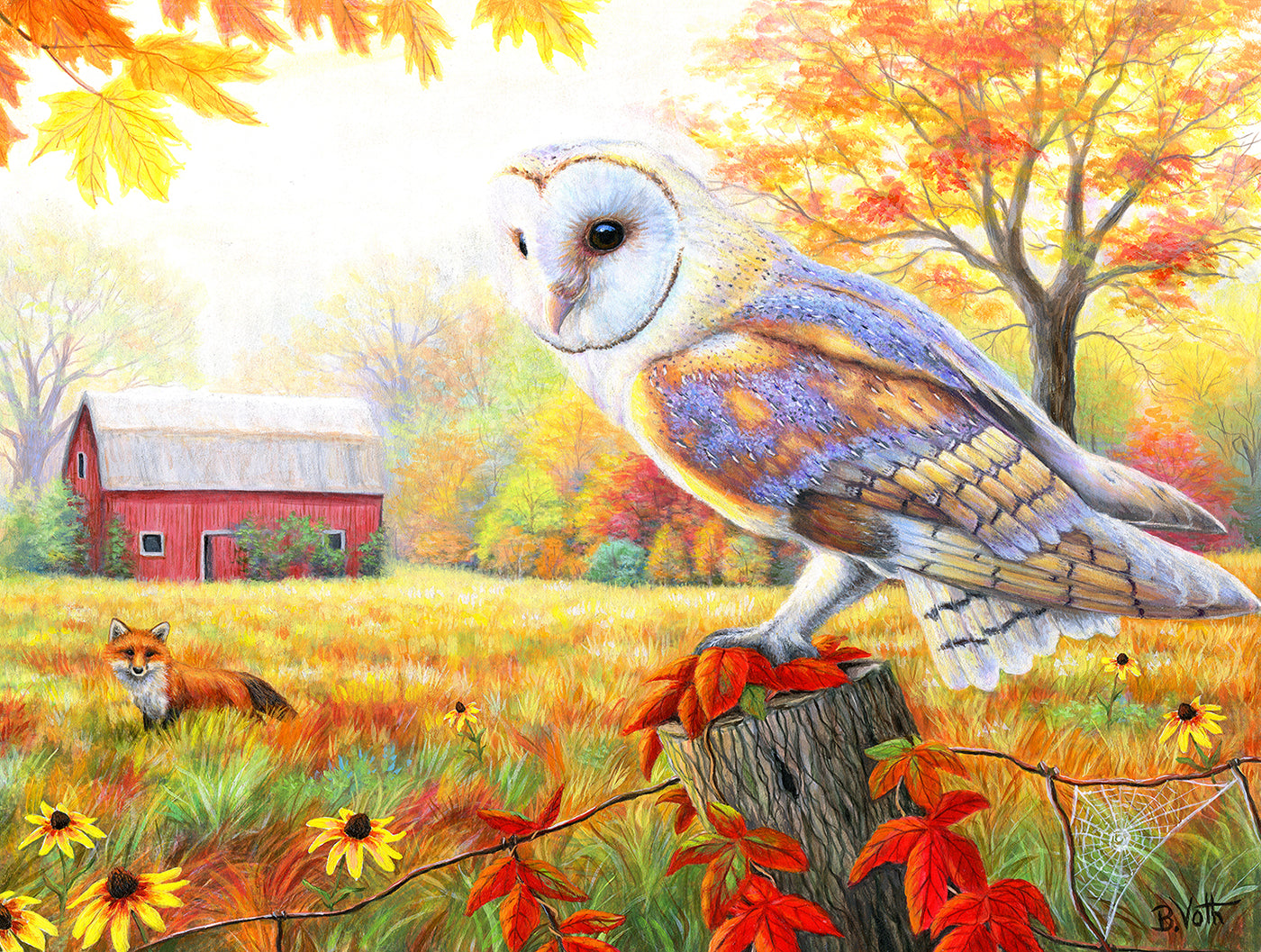 MORNING AT THE OLD FARM 300 PIECE JIGSAW PUZZLE