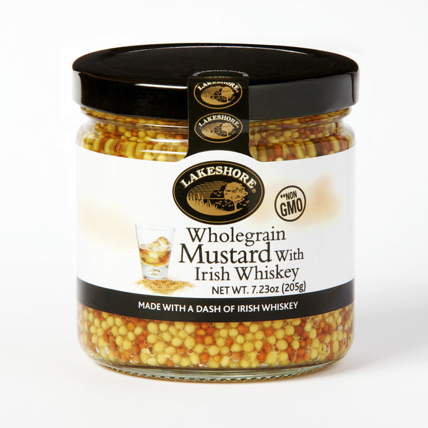 WHOLEGRAIN MUSTARD WITH IRISH WHISKEY 7.2OZ