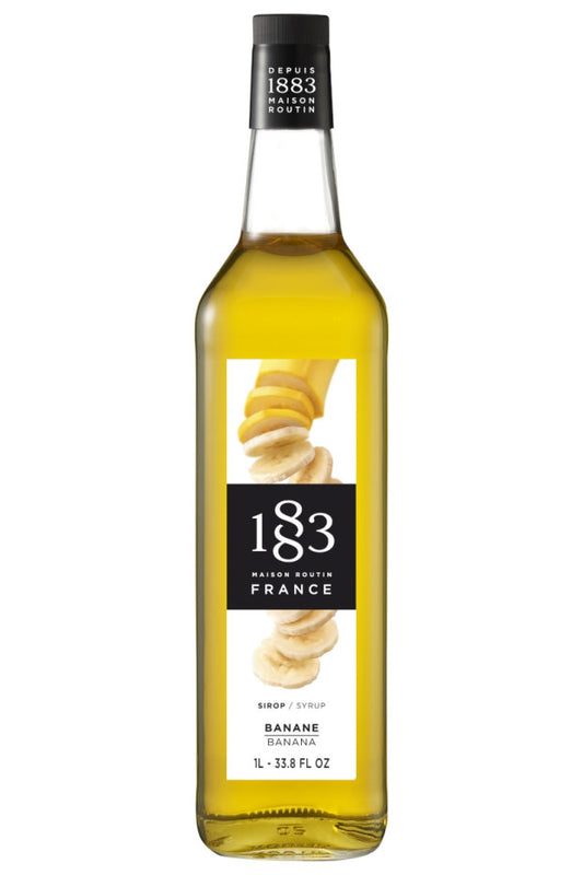 GLASS - 1883 Maison Routin France Syrup 1L - Banana