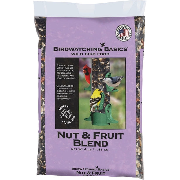 BIRDWATCHING BASICS NUT & FRUIT BLEND 4LB.