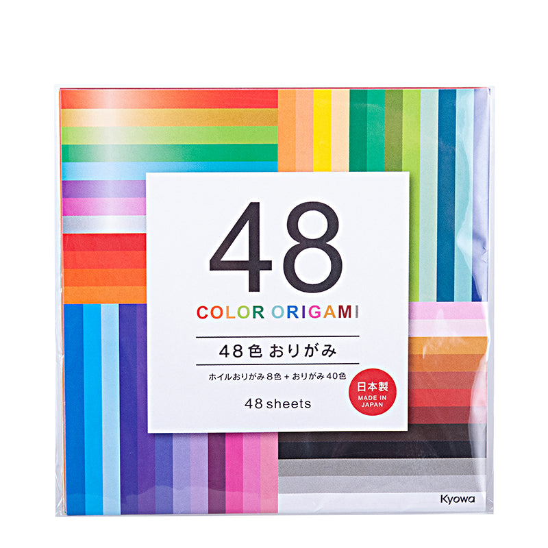 6"SQUARE ORIGAMI PAPER - 48 SHEETS