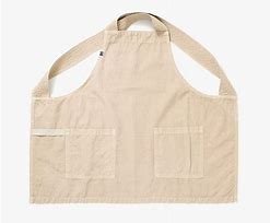 Oat White Smock Apron