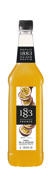 1883 Maison Routin France Syrup 1L - Passion Fruit PET