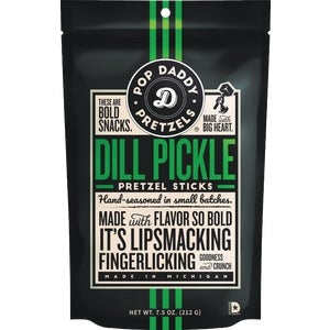 Pop Daddy – Dill Pickle Seasoned Pretzels 7.5oz