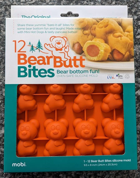 Bear Butts SILICONE MOLD 12