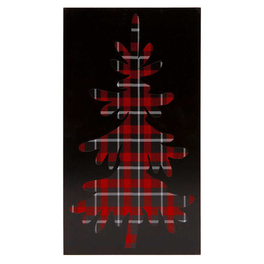 TREE RED/BLK SIGN