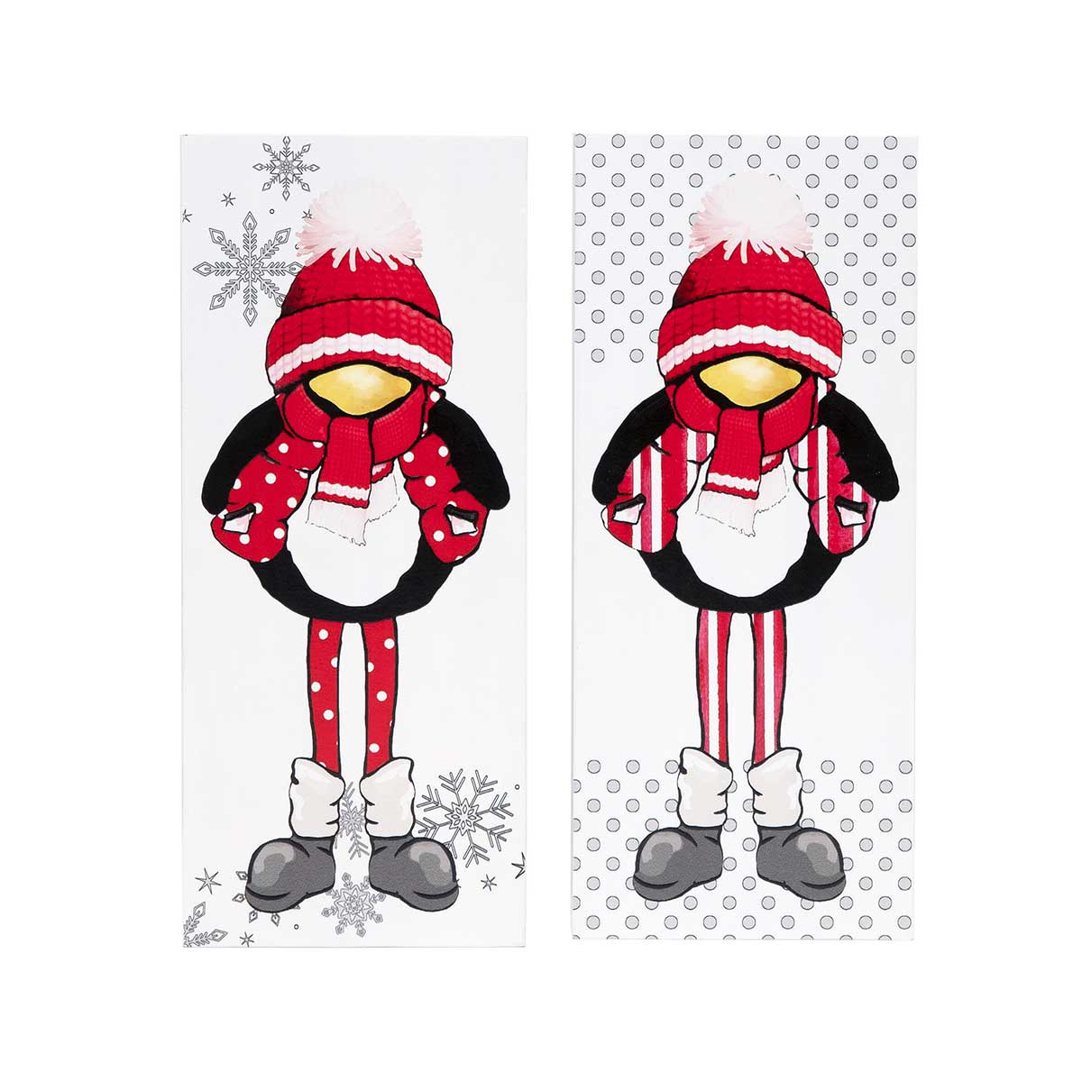 PENGUIN 5"X12" SIGN 2 ASTD