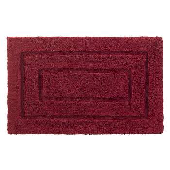 65166-OB-RED CASA FLEUR BATH RUG