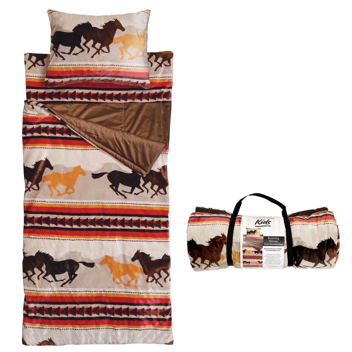 JP958 Carsten's Running Horses Kids Slumber Bag