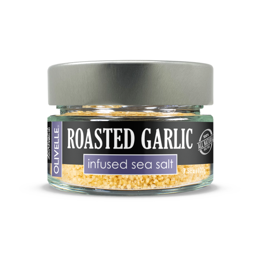 ROASTED GARLIC SEA SALT 3.5 OZ