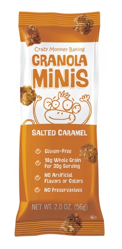 MONKEY BITES GRANOLA 2 OZ ~ ASSORTED FLAVORS