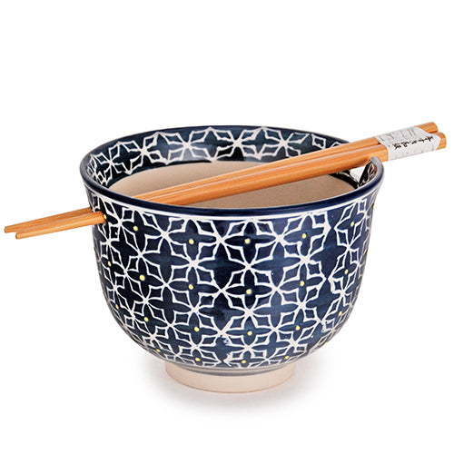 18.oz 5"D x 4"H BOWL W/CHOPSTICKS AND CHOPSTICK HOLDER