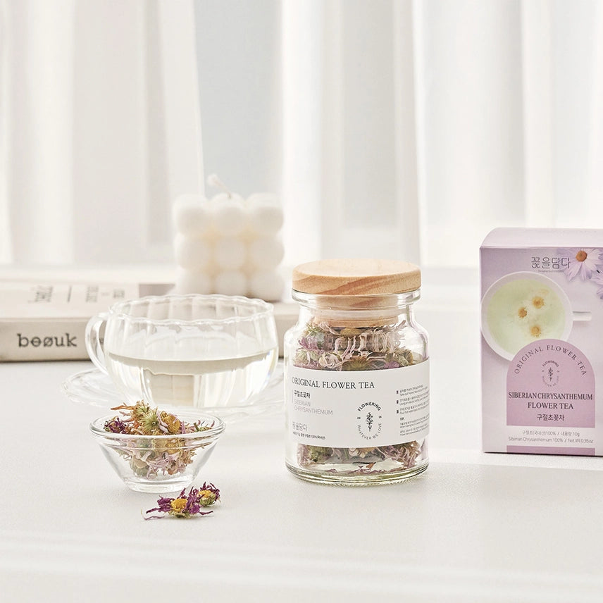 Original Flower Tea 10g Glass Jar - 8 Variations