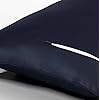 PureCare Queen Size Pure Silk Pillow Case with Mulberry Silk – Delicate and Gentle on Skin and Hair – 20" × 30" – Celestial Blue - Queen, Celestial Blue