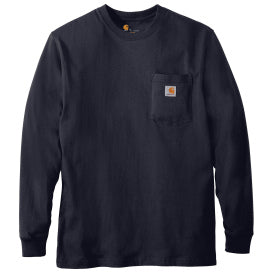 K126 NVY Carhartt Workwear Ling Sleeve Shirt